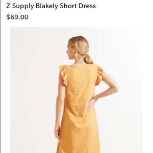 Ruffle “no sleeve “ dress